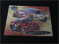 Dale Earnhardt Jr signed collectors card COA