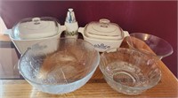 Corelle Casserole Dishes with Lids, Arcoroc Salad