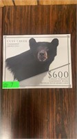 $600 Cuss Creek Taxidermy Credit