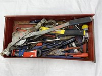 Assorted Tools In Tool Box Drawer, No Shipping