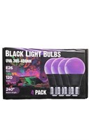 Set of 4 BlackLight Bulbs