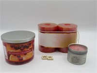 4 NEW CANDLES