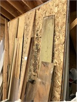 assorted sheet goods and lumber