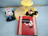 Po-ke-no board set, Toy monster truck and doom