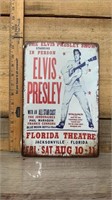 metal Elvis Presley sign