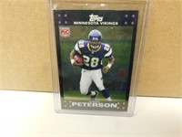 2007 TOPPS ADRIAN PETERSON ROOKIE CARD