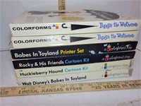 Colorforms cartoon kits -