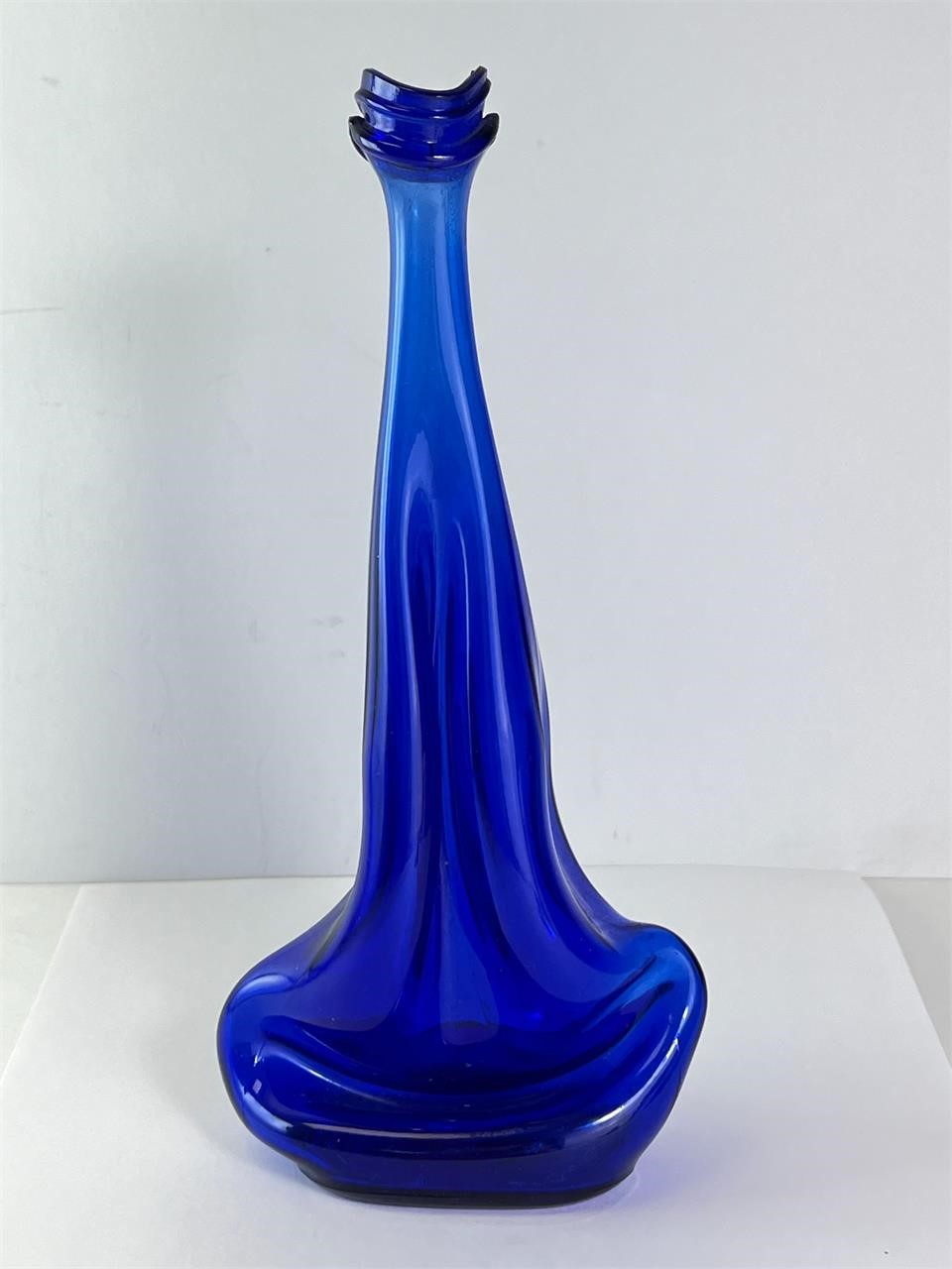 Vintage Large Cobolt Blue Blown Bottle (Phillips)