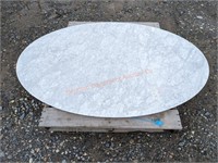 Oval Marble Table Top 67"x43"