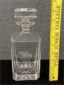 Heavy Crystal Glass Decanter