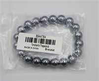New Terahertz Bracelet, Energy Stone Round Beads