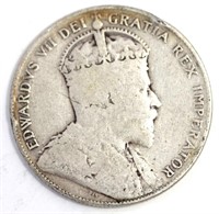 1909  Newfoundland 50 Cents Coin
