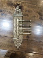 Super cool brass wall hook 13" t