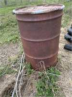 Metal barrel and lid