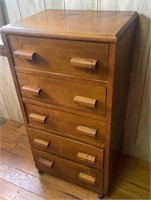 Sewing cabinet/dresser with contents