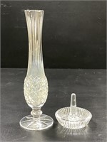 Waterford Crystal Bud Vase & Ring Holder