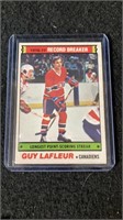 1976-77 Guy Lefleur Hockey Card