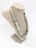 Jade Stone Necklace Sterling Silver 925 CK
