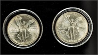 Coin 2-1 oz  99.99% Silver Mexico Libertad's-BU
