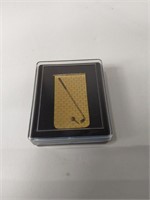 New Goldtone Golf Money Clip UJC