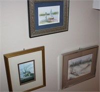 SELECTION OF FRAMED WALL ART