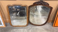 2 ANTIQUE MIRRORS