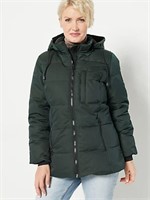 4X-Arctic Expedition Horizontal Quilted Down Coat
