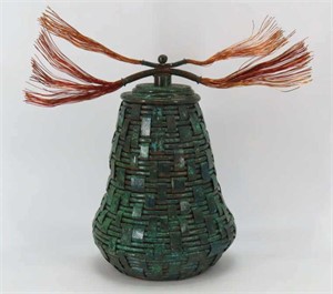 James Richardson Copper Coil Vase