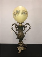 Victorian Table Lamp with Gone with the Wind Face