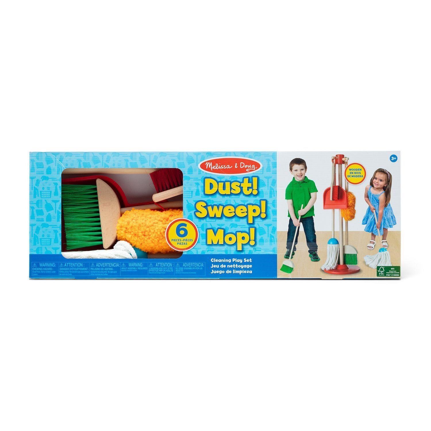 $35 Let's Playhouse Dust Sweep & Mop Set