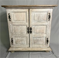 Painted Oak Dutch Cabinet