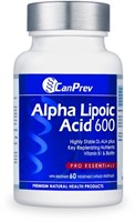 CanPrev - Alpha Lipoic Acid 600mg, 60 v-caps - Ant