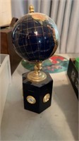 Globe paperweight with time zones