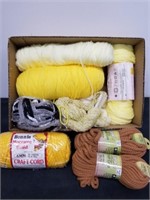Craft cord and skeins of yarn