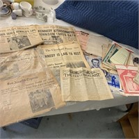 Vintage Newspapers & Music Books