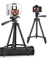 PEYOU Compatible for iPad iPhone Tripod, 50"