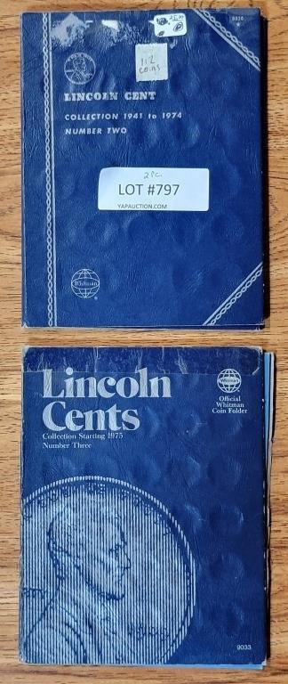 LINCOLN CENT COLLETORS BOOKS