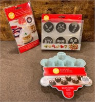 Cookie Plate Kit /  Press Disc / Silicone Mold