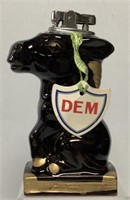 1968 Ceramic Democratic Party Cigarette Lighter