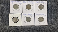 6 Buffalo Nickels