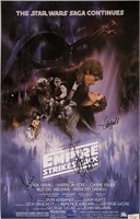 Star Wars Empire Strikes Back Autograph Poster