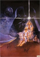 Star Wars New Hope Autograph Poster