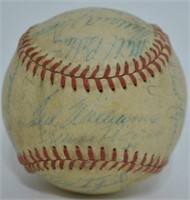 1956 Boston Red Sox Team Signed Baseball Williams