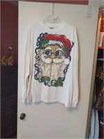 Fun, whimsical size XL Santa t-shirt
