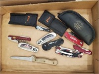 ASSORTMENT OF POCKET KNIVES, FROST, MISC