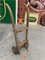 Vintage Wooden Bag Trolley