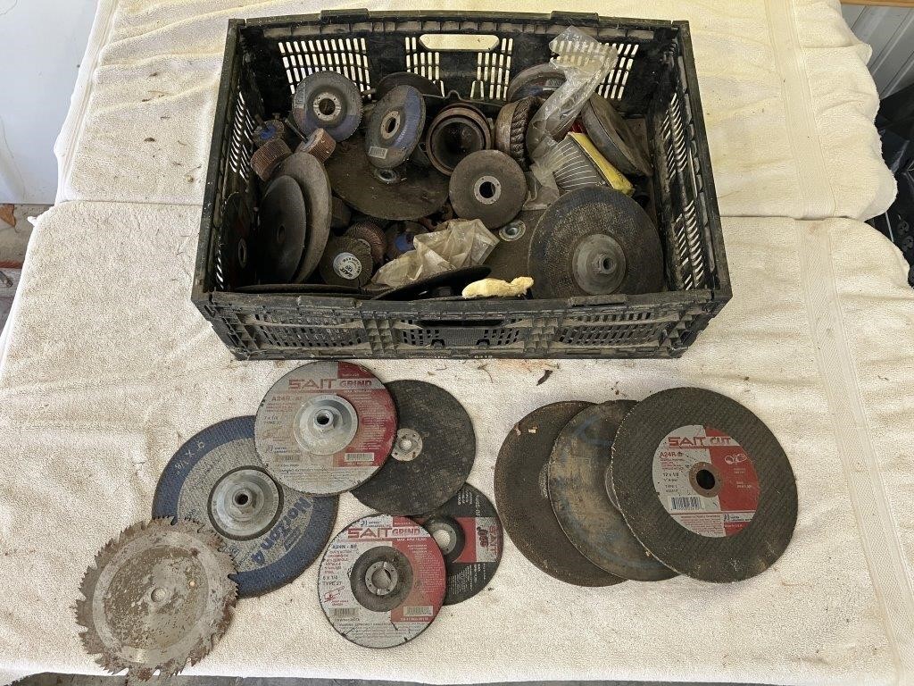 Assorted Grinding/Cutting Disks/More
