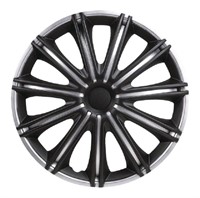 Open Box DriveStyle Nero Wheel Cover, Silver/Black
