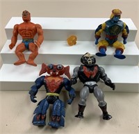 Vintage Mattel MOTU Action Figure Lot