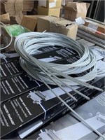 Qty 20 pcs of —8’ ft wire ropes new 3/16